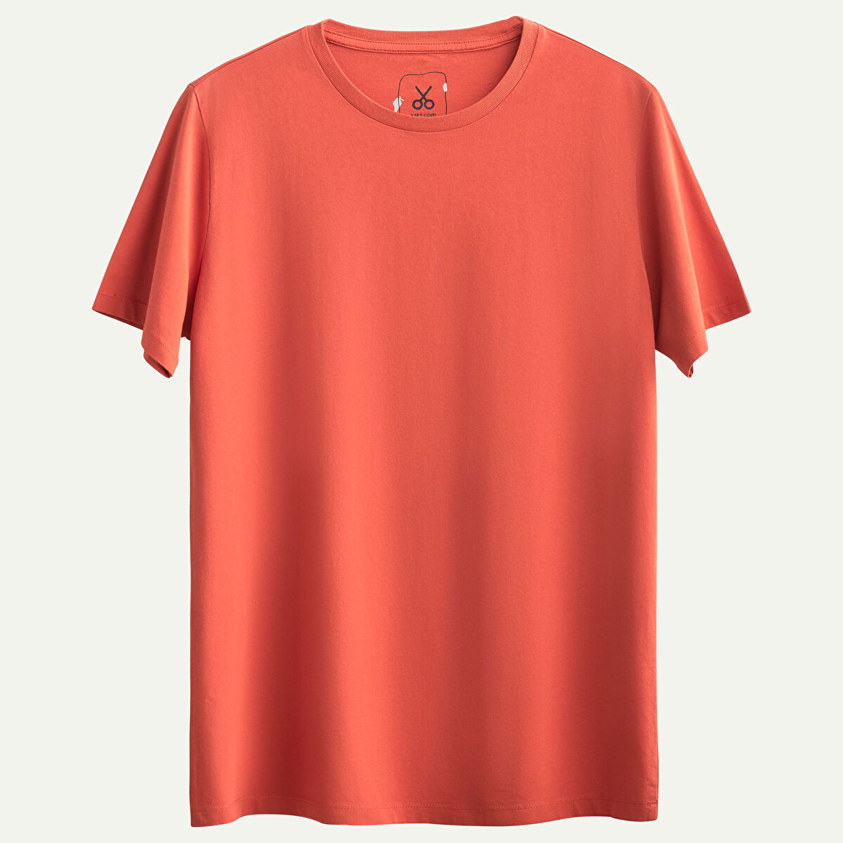 Red Men Regular Basic Tshirt 100% Cotton | KAFT (Regular - Coral) - 1