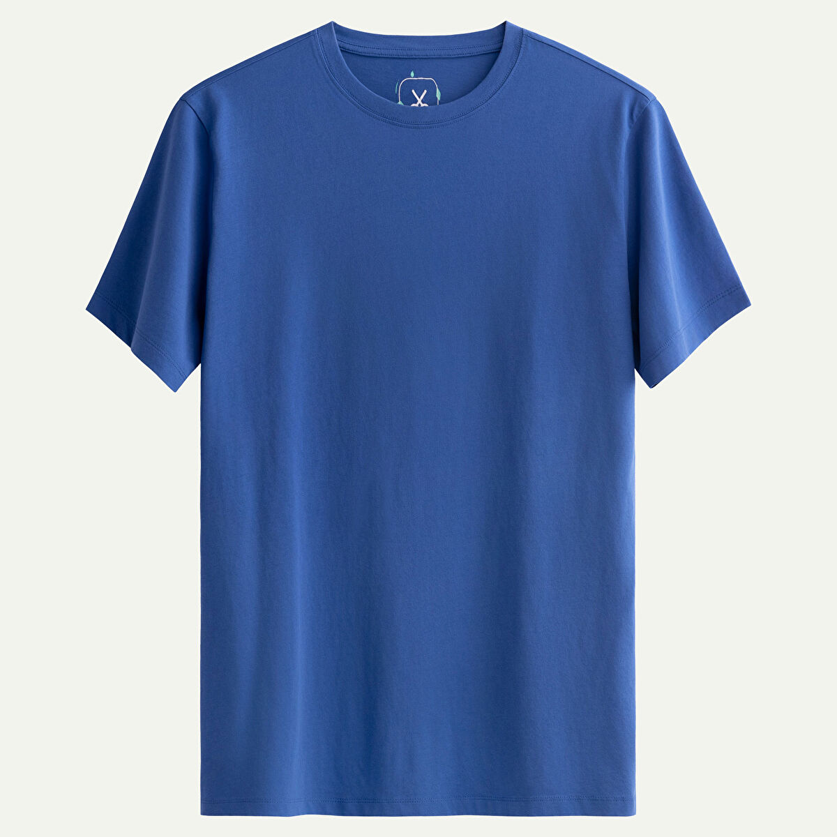 Blue Men Regular Basic Tshirt 100% Cotton | KAFT (Regular - Comet) - 1