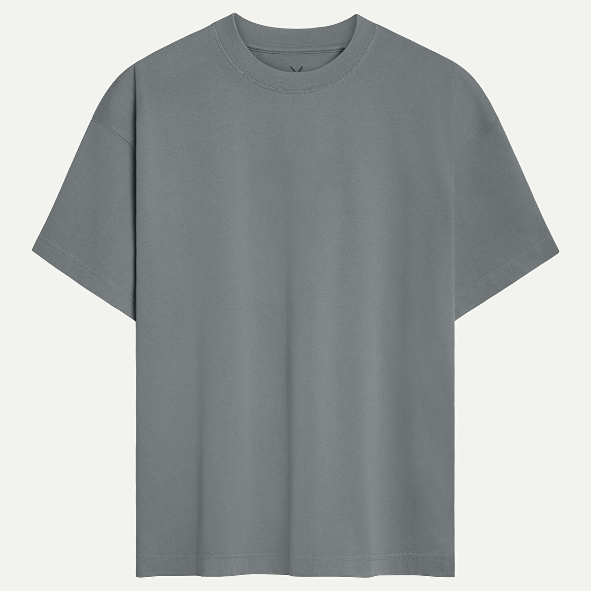 Gray Men Urban Basic Tshirt 100% Cotton | KAFT (Urban - Storm) - 1
