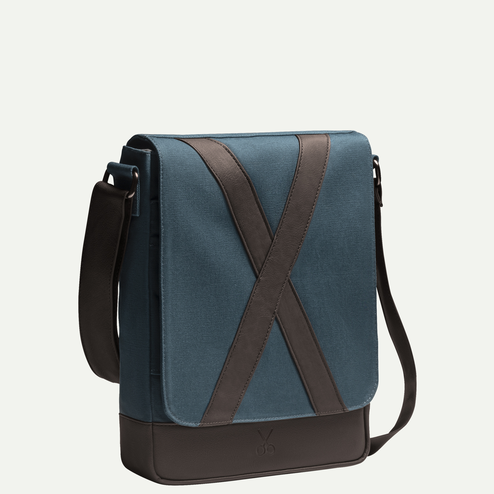 Navy Blue Unisex Messenger - Vertical Bag | KAFT (Methone - Ocean)