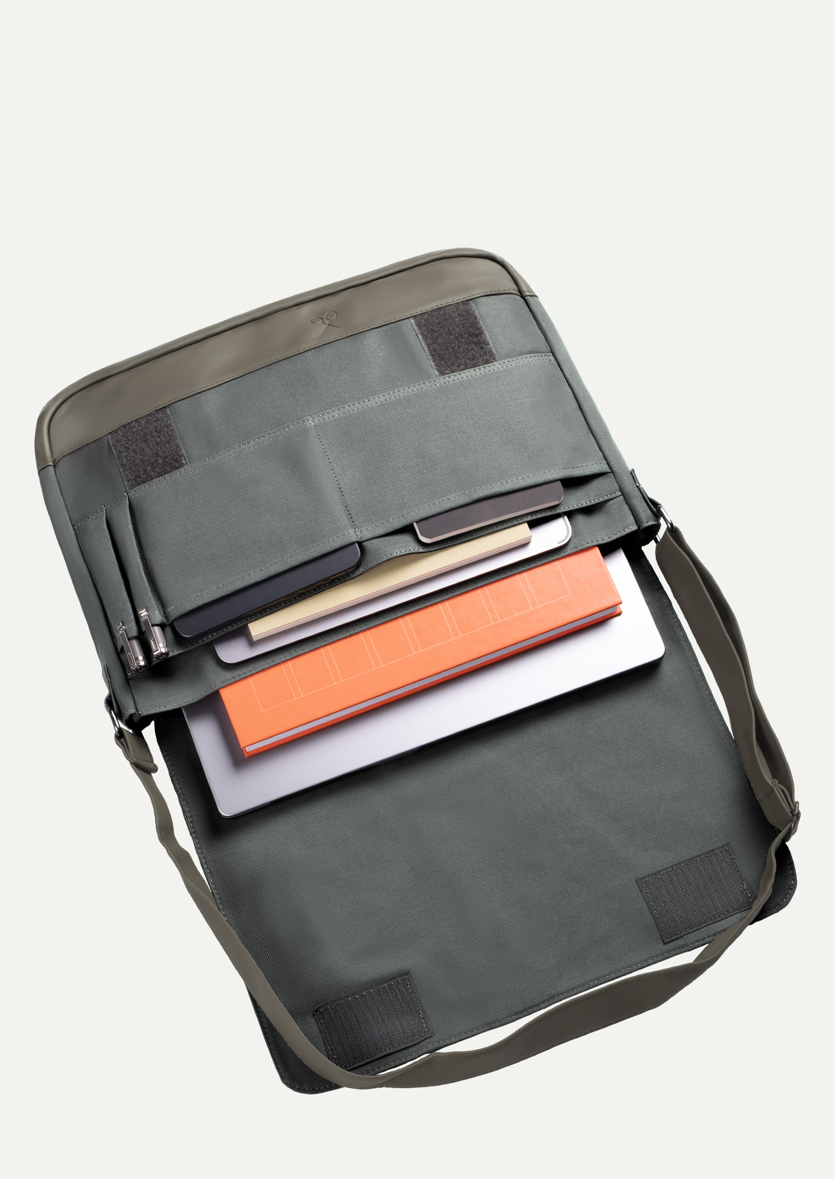 Gray Unisex Messenger - Horizontal Bag | KAFT (Nevend - Storm)