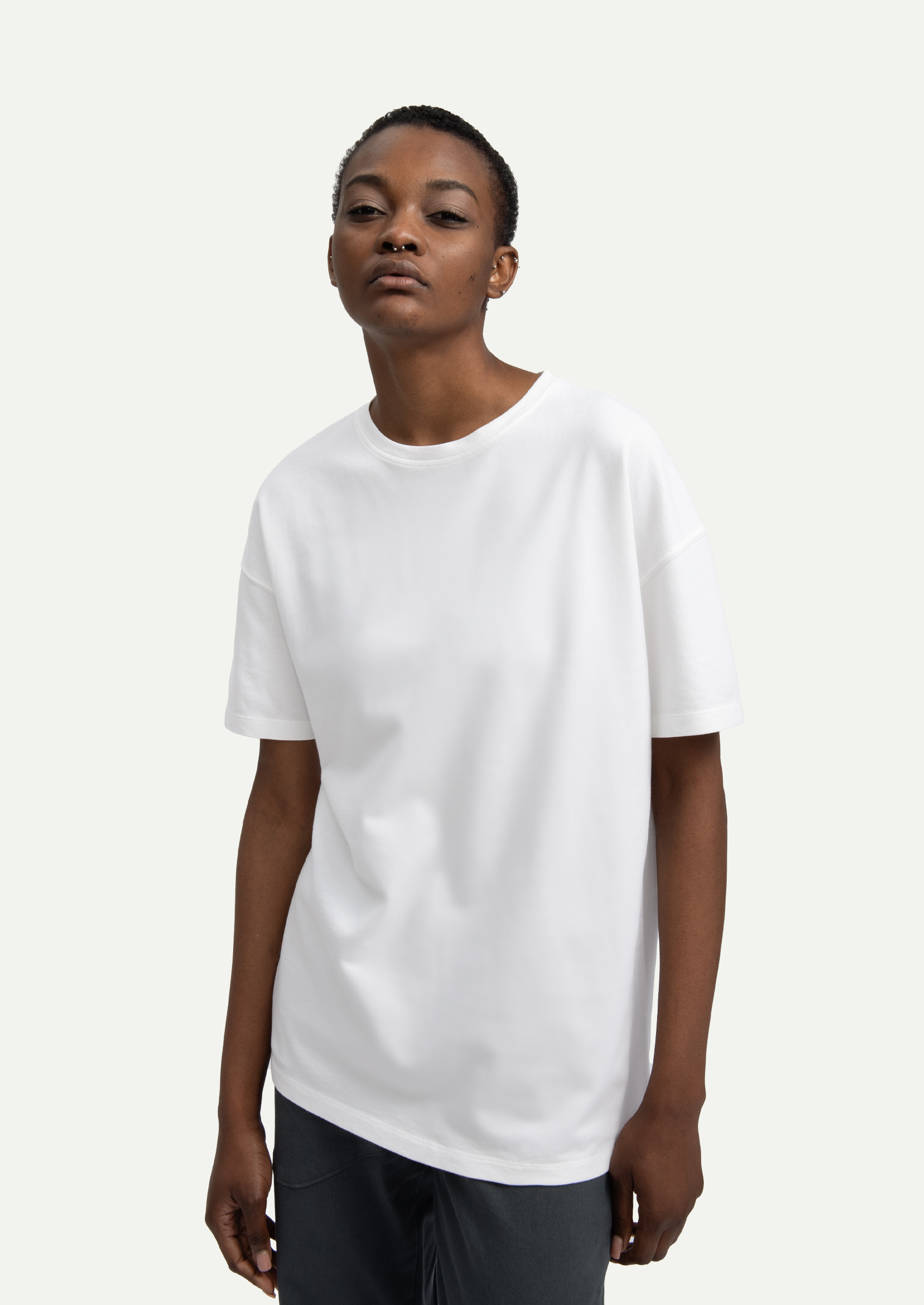 Off White Men Relax Basic Tshirt - 100% Cotton | KAFT (Relax - Off