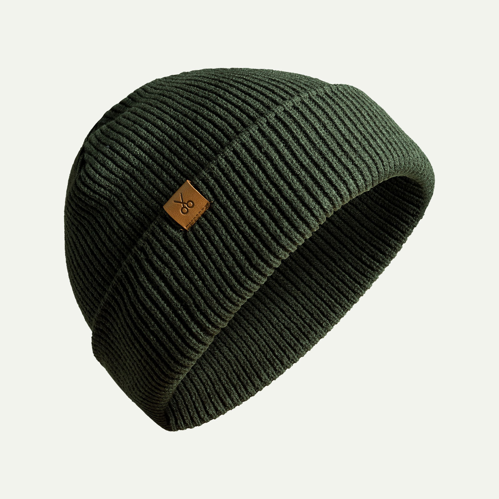 Khaki Unisex Ribbed Knit Beanie | KAFT (Kapelo - Jungle)
