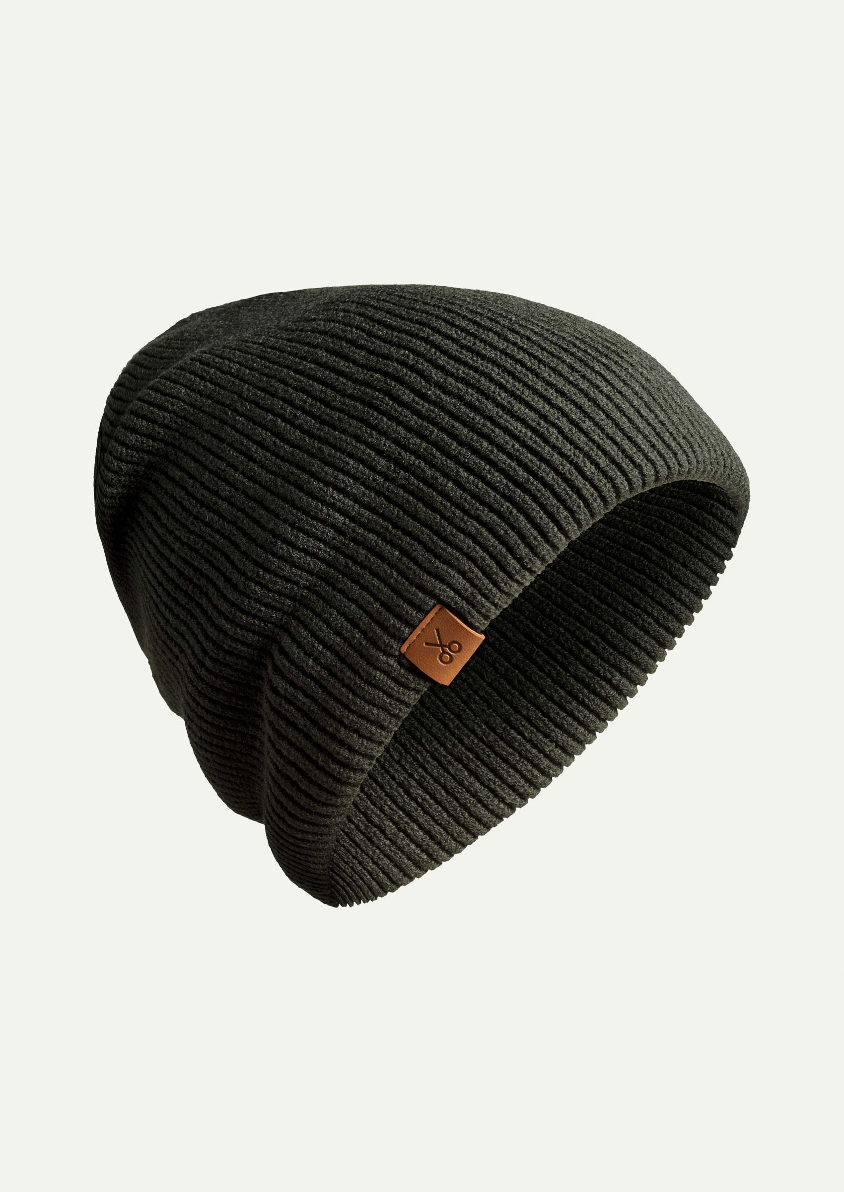Antrasit Unisex Ribana Örgü Bere | KAFT (Kapelo - Asphalt)