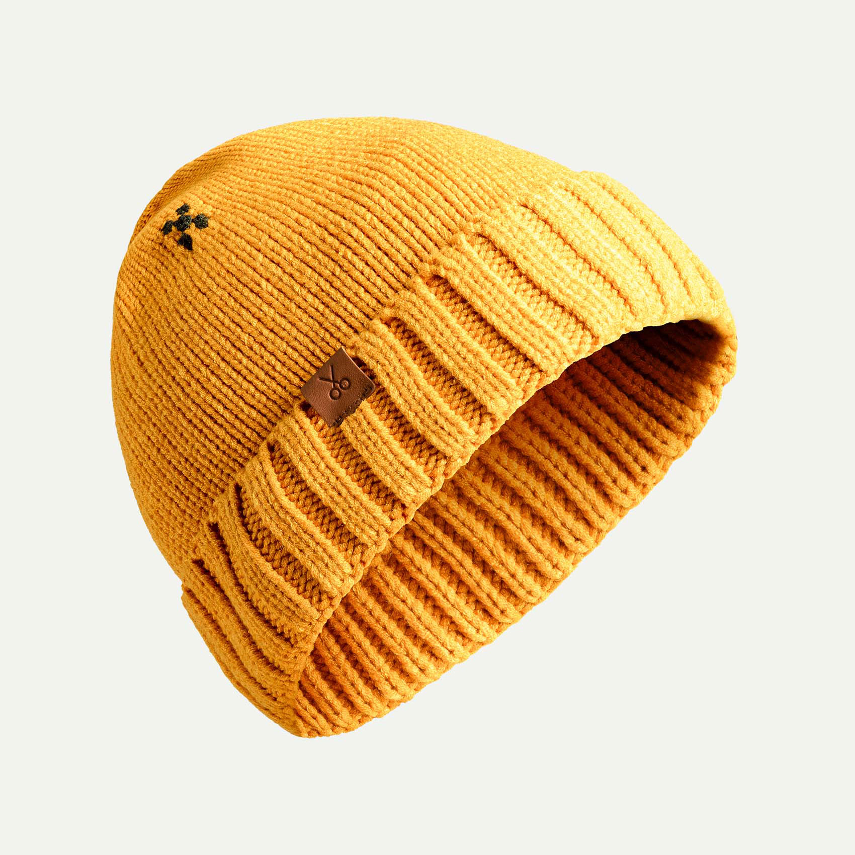 Sarı Unisex X Örgü Bere | KAFT (Crux - Sulphur)