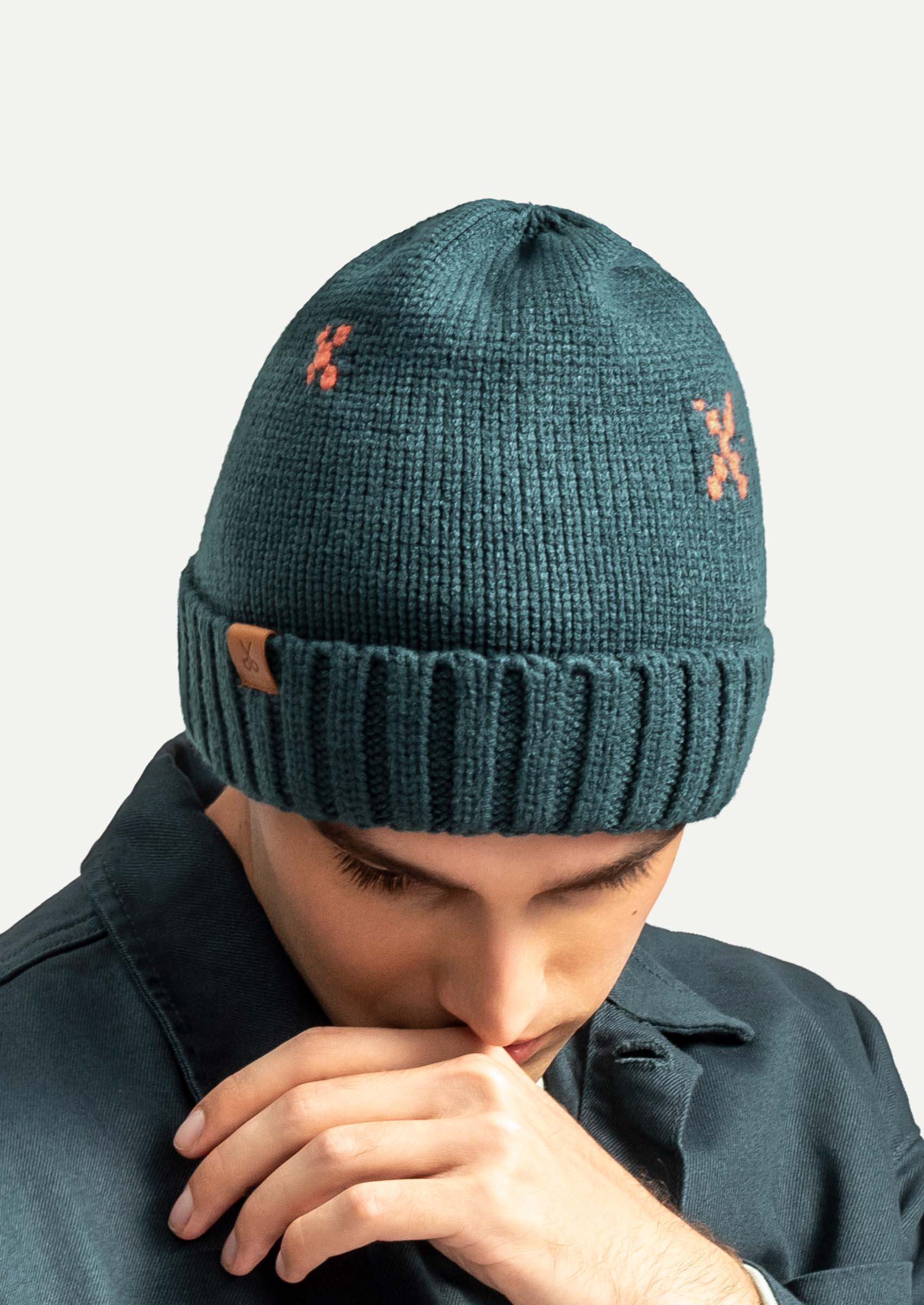 Lacivert Unisex X Örgü Bere | KAFT (Crux - Ocean)