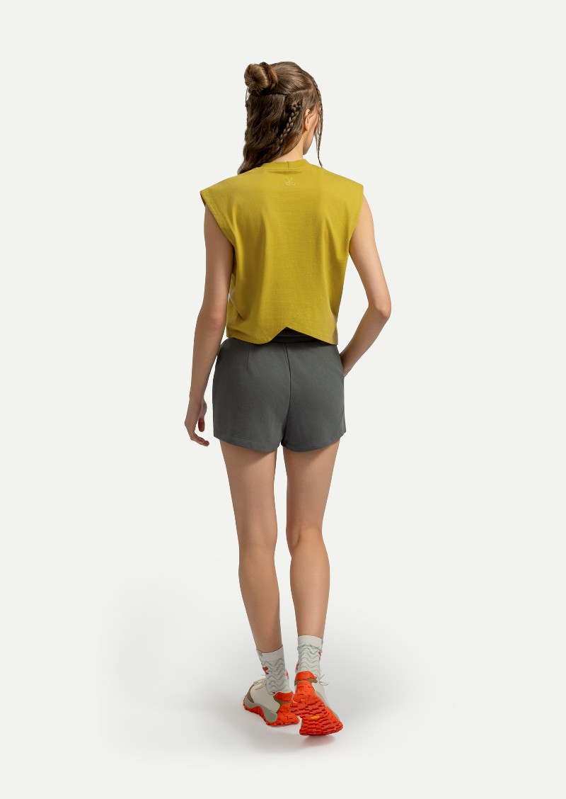 KAFT Moss Women Crop Tank Top Igami - Moss - 6