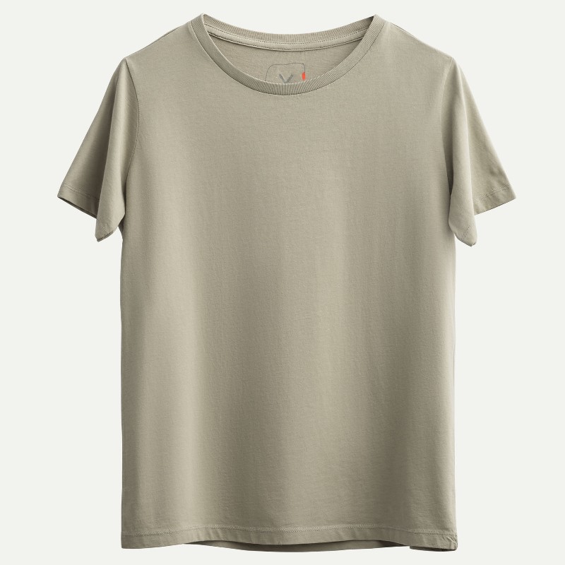 KAFT Beton Kadın Regular Basic Tişört Regular - Concrete - 1