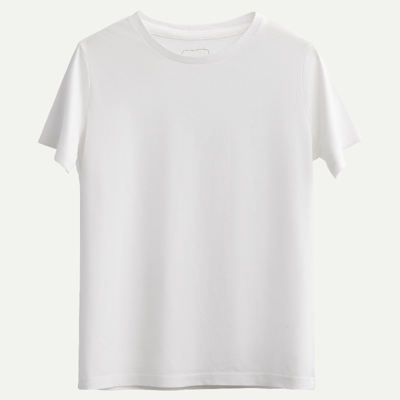 KAFT Kırık Beyaz Kadın Regular Basic Tişört Regular - Off White - 1