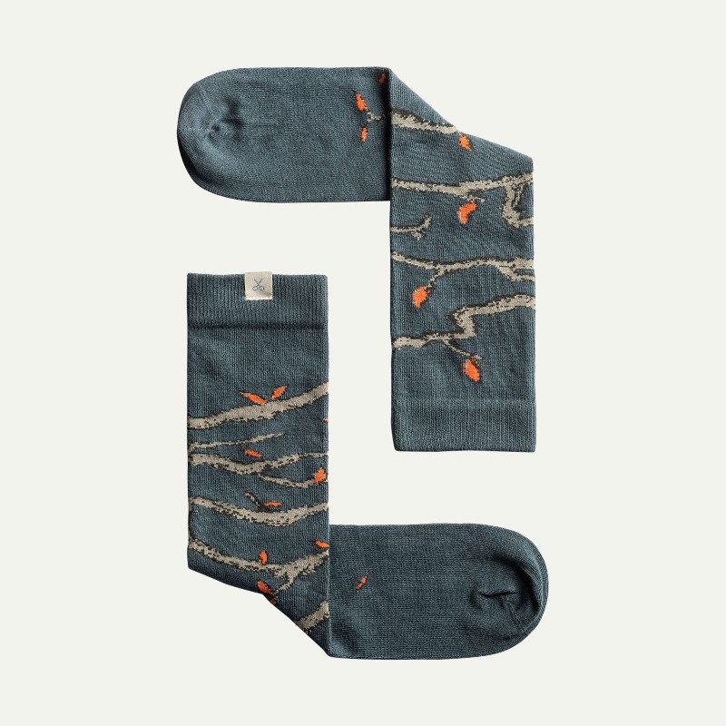 KAFT Multi Color Unisex Crew Socks Ivy - Haf - 1