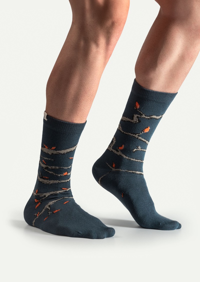 KAFT Multi Color Unisex Crew Socks Ivy - Haf - 2
