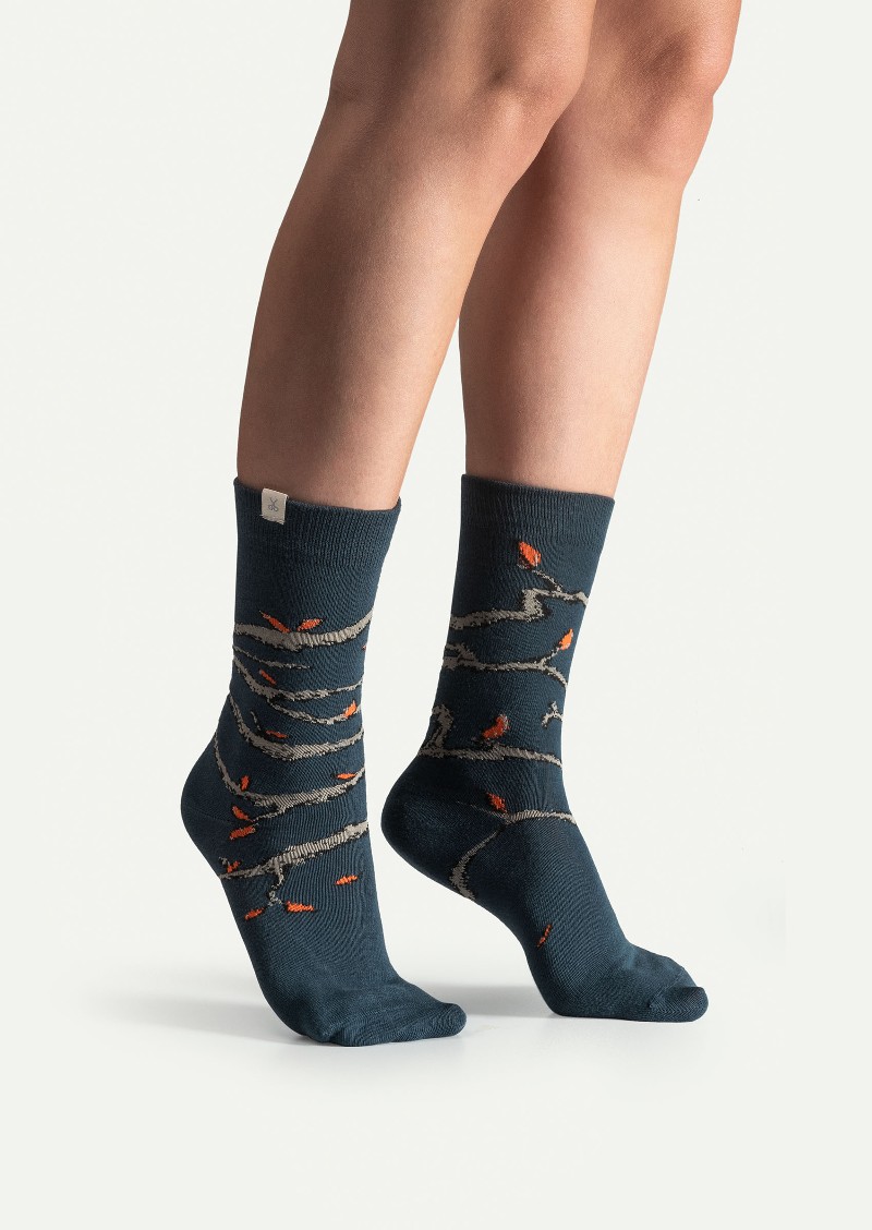 KAFT Multi Color Unisex Crew Socks Ivy - Haf - 3