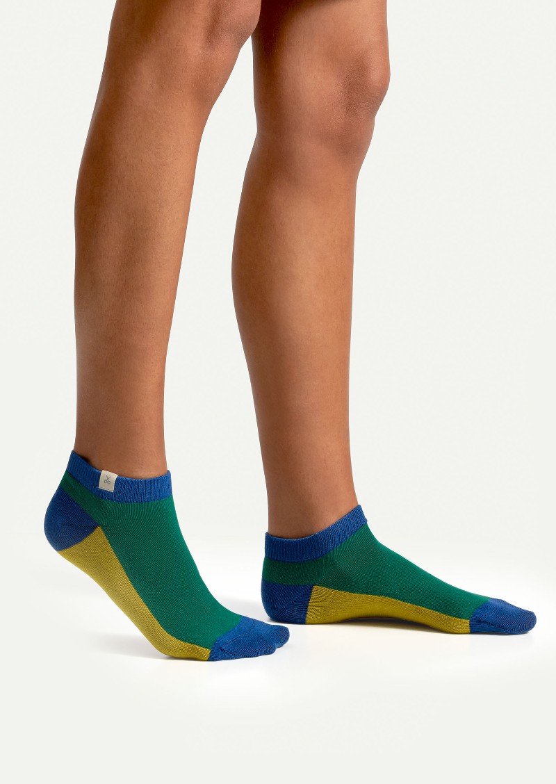 KAFT Orman Gölgesi Unisex Kısa Çorap Joqu - Forest Shade - 3