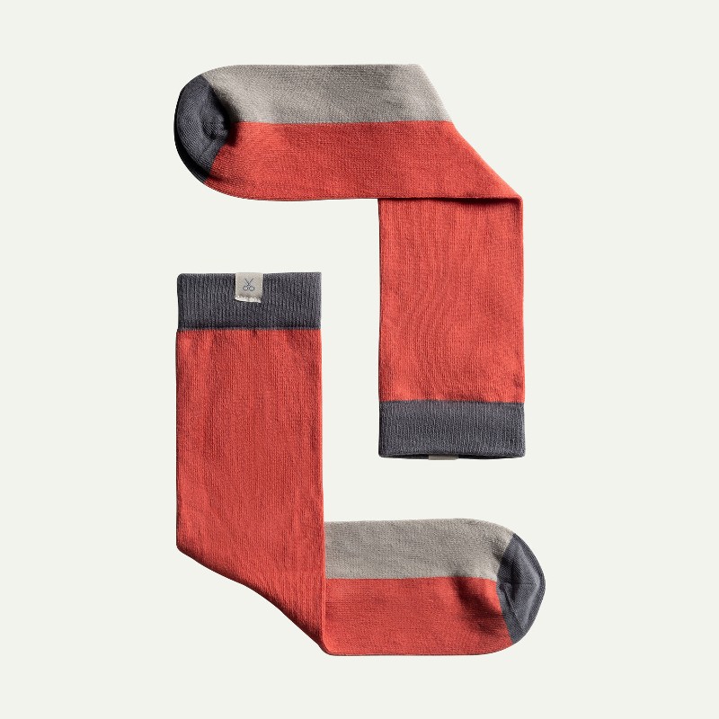 KAFT Mercan Unisex Soket Çorap Merger - Coral - 1