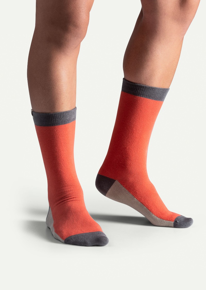 KAFT Mercan Unisex Soket Çorap Merger - Coral - 2