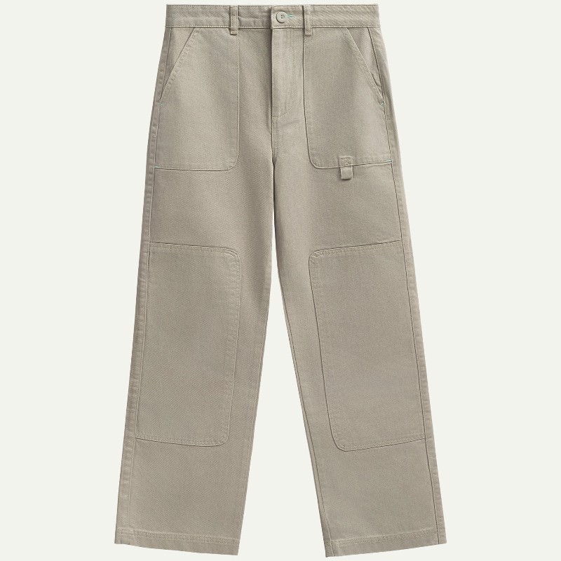 KAFT Concrete Women Straight Fit Pants Utama - Concrete - 1