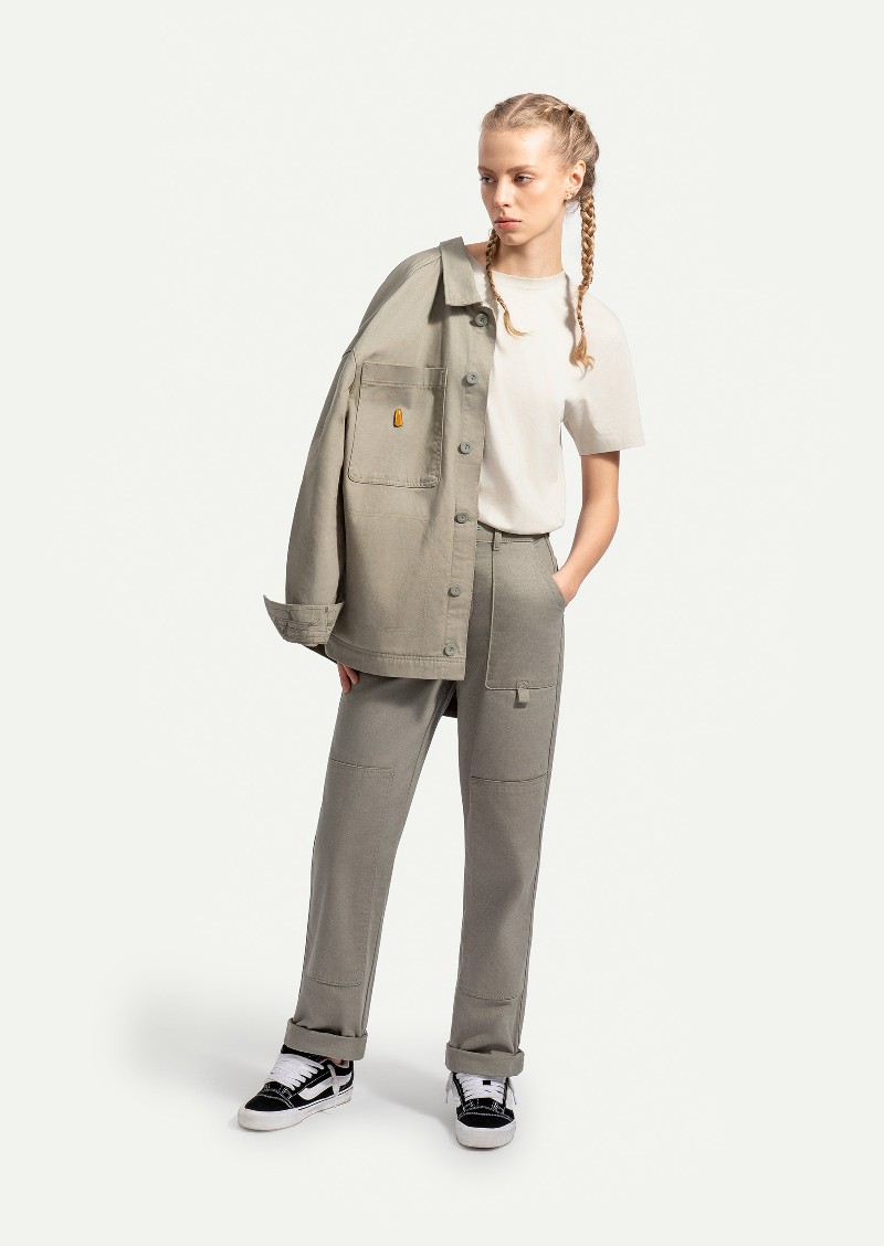 KAFT Concrete Women Straight Fit Pants Utama - Concrete - 5