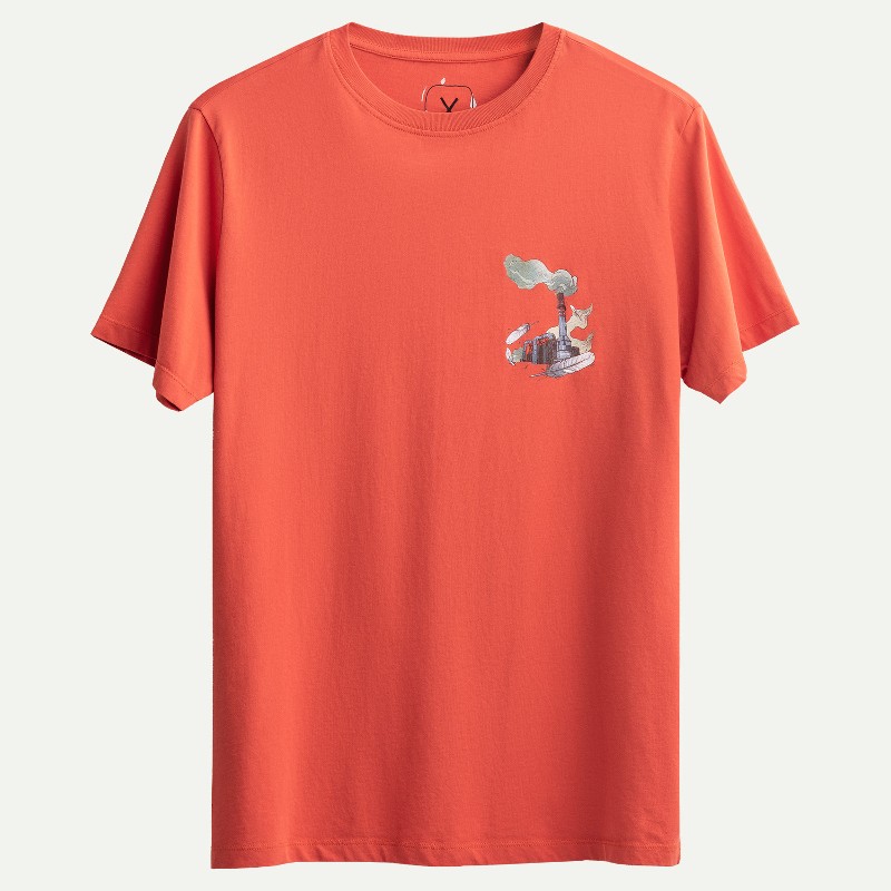 KAFT Coral Unisex Regular Creative Tshirt Heliopause - 1