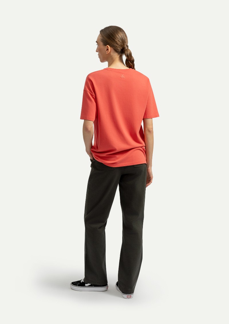 KAFT Mercan Unisex Relax Tasarım Tişört Herl - 8