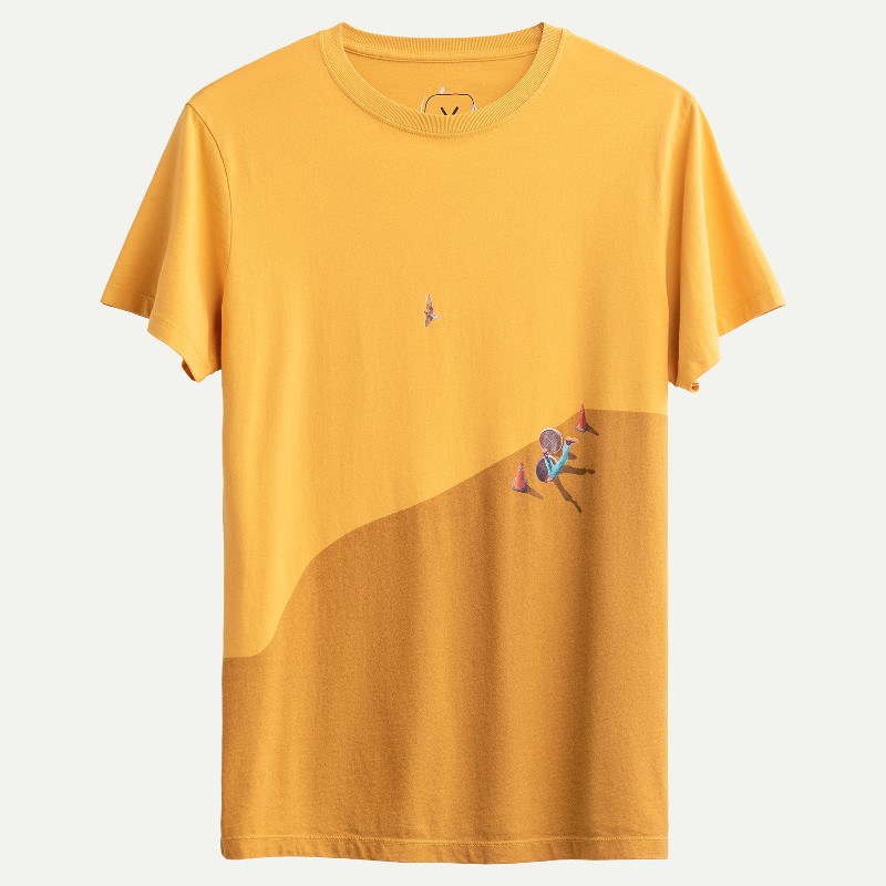 KAFT Sulphur Unisex Regular Creative Tshirt Laugar - 1