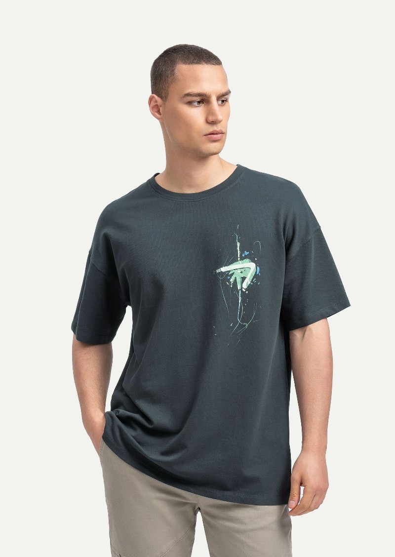 KAFT Raven Unisex Relax Creative Tshirt Nuida - 2