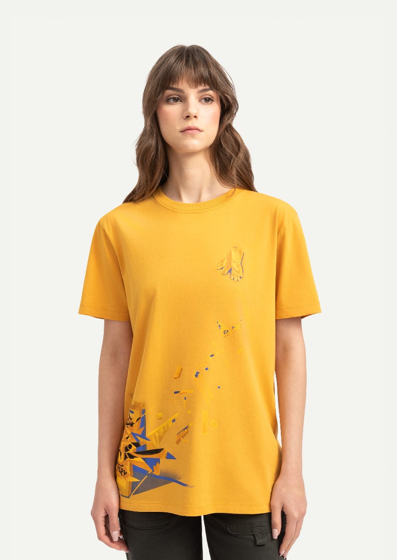 KAFT Sulphur Unisex Regular Creative Tshirt Ondro - 5