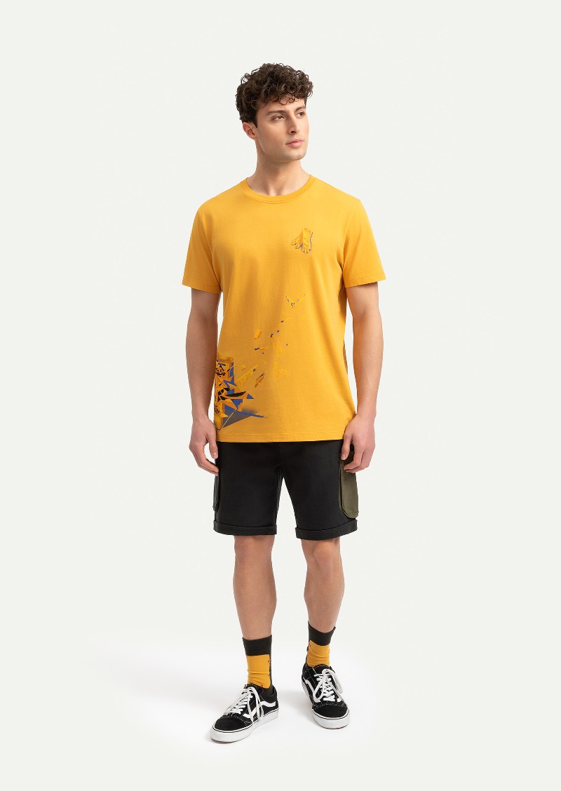 KAFT Sulphur Unisex Regular Creative Tshirt Ondro - 4