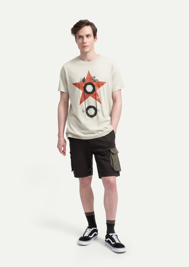 KAFT Bone Unisex Regular Creative Tshirt On The Stars - 3