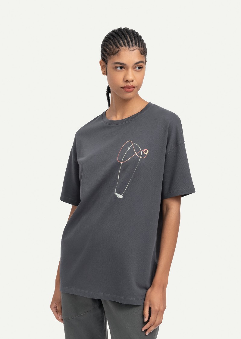 KAFT Mürdüm Unisex Relax Tasarım Tişört Plabo - 4