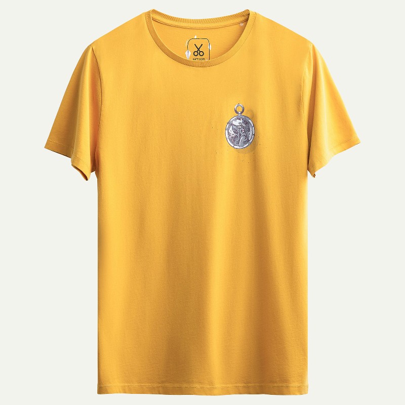 KAFT Sülfür Unisex Regular Tasarım Tişört Time - 1