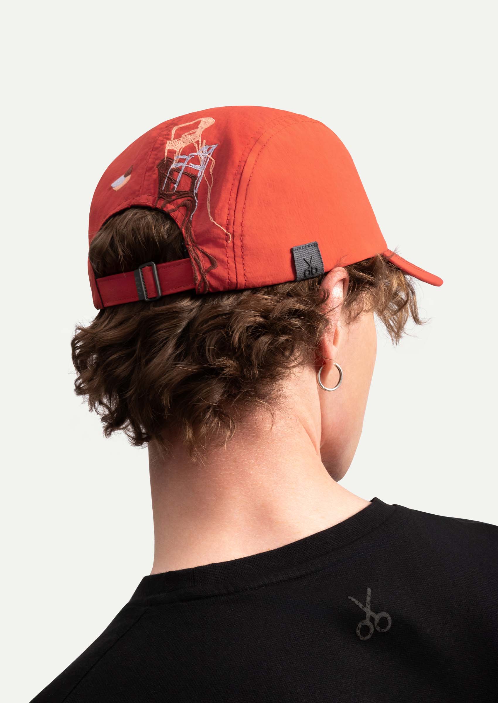 Red Unisex Cap Hat | KAFT (Kapoc - Coral)