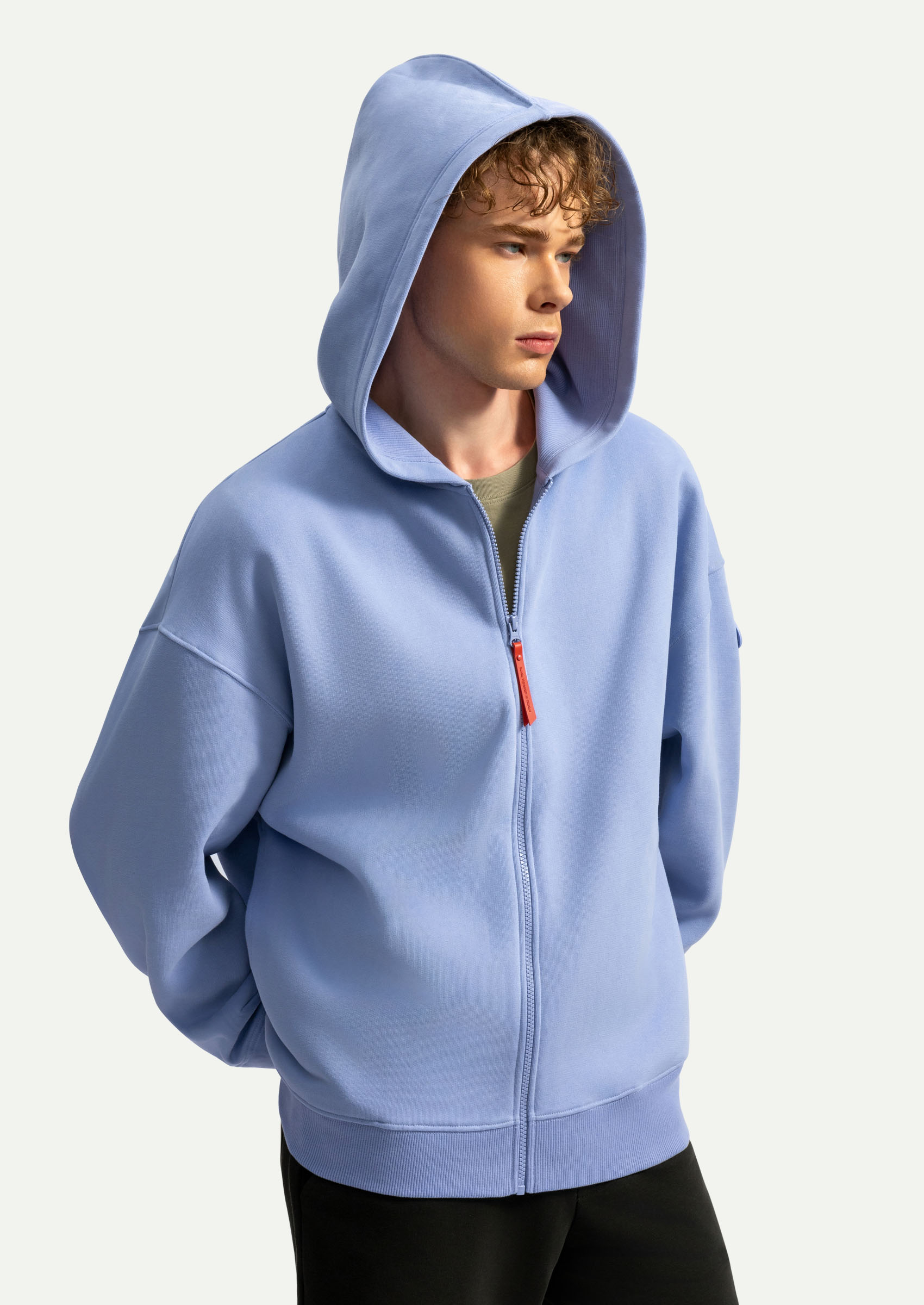 Lilac Unisex Zippered Hoodie | KAFT (Zipoc - Jellyfish)