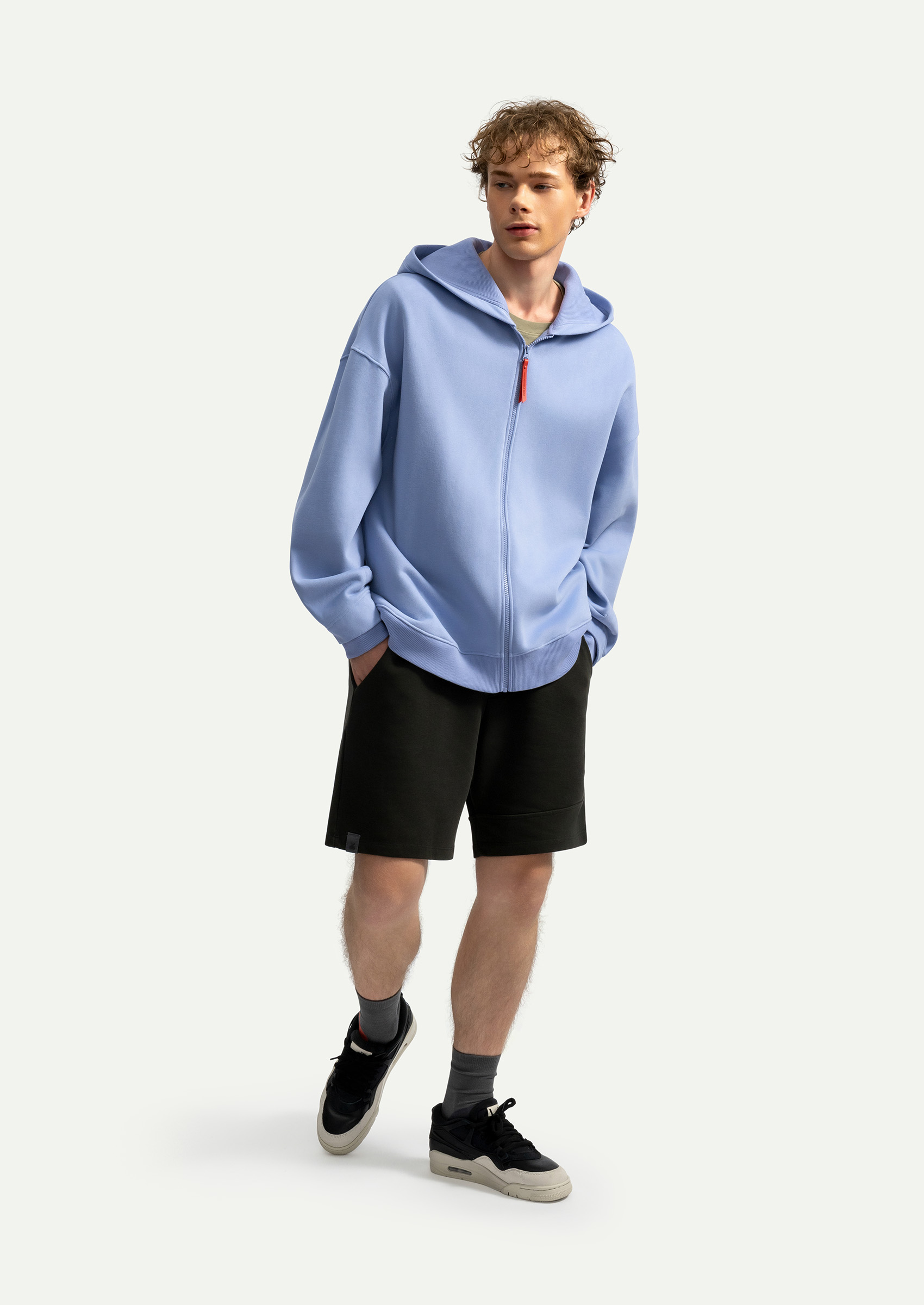 Lilac Unisex Zippered Hoodie | KAFT (Zipoc - Jellyfish)