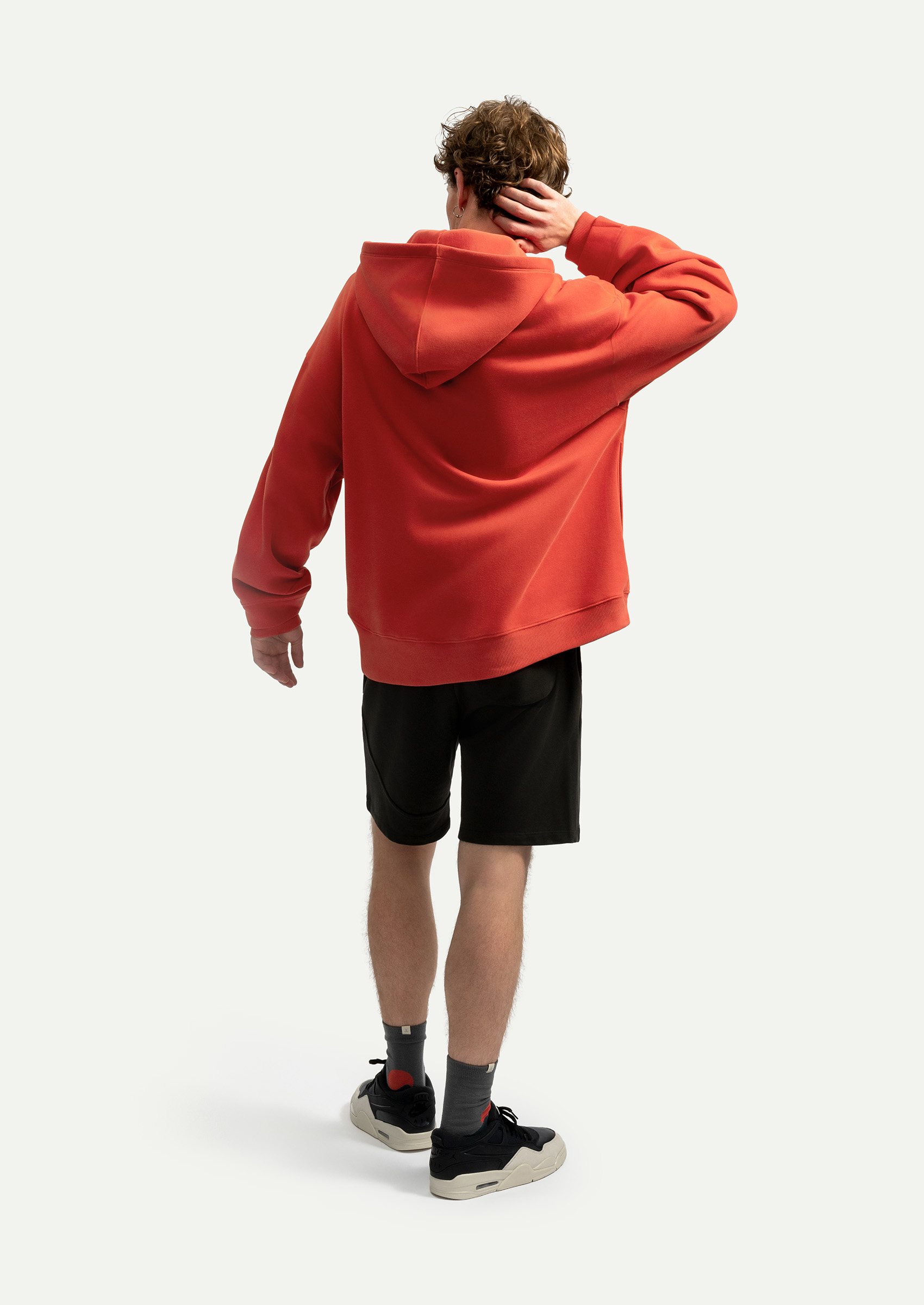 Kırmızı Unisex Fermuarlı Kapşonlu | KAFT (Zipoc - Coral)