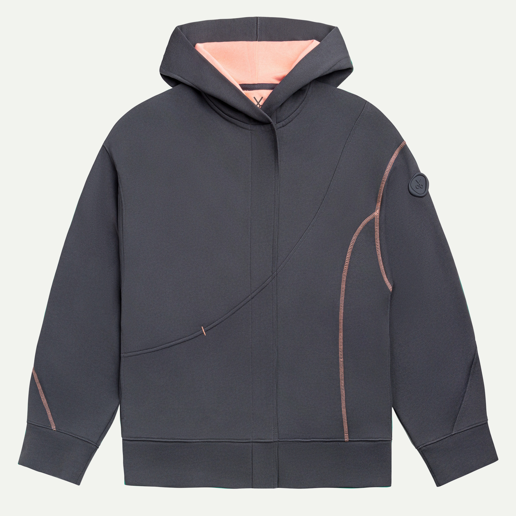 Mor Unisex Fermuarlı Kapşonlu | KAFT (Ziplay - Plum)