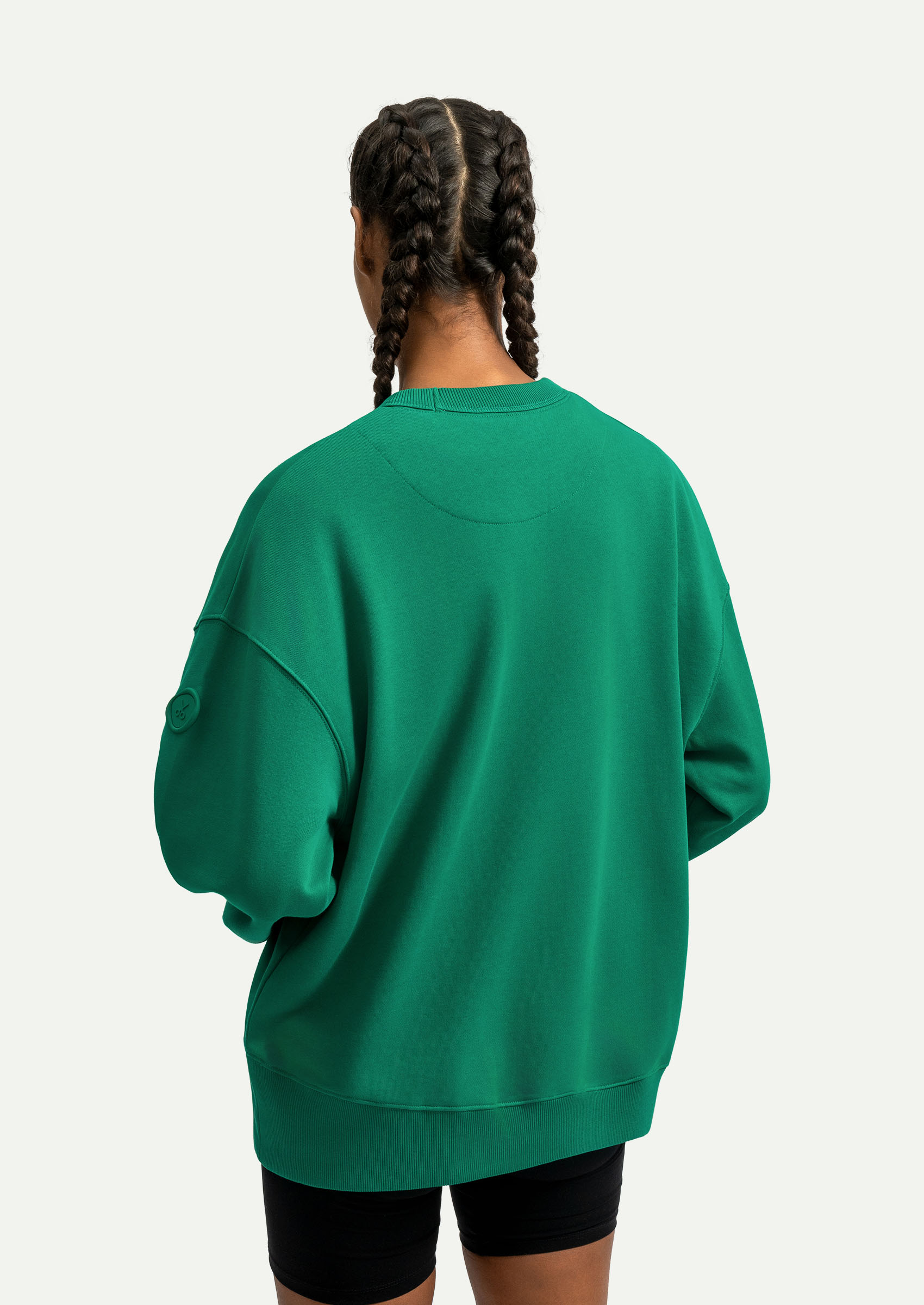 Yeşil Unisex Basic Relax Sweatshirt | KAFT (Ruden - Forest Shade)